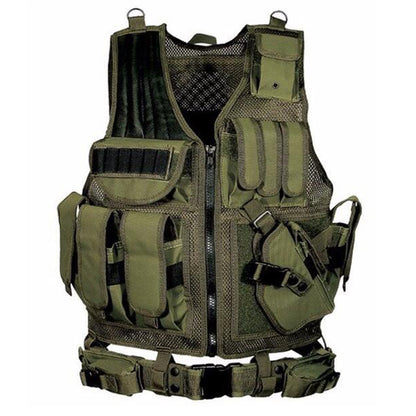 Tactical Vest Military Combat Army Armor Vests Molle Airsoft Plate Carrier Swat Vest Outdoor Hunting Fishing CS Training Vest