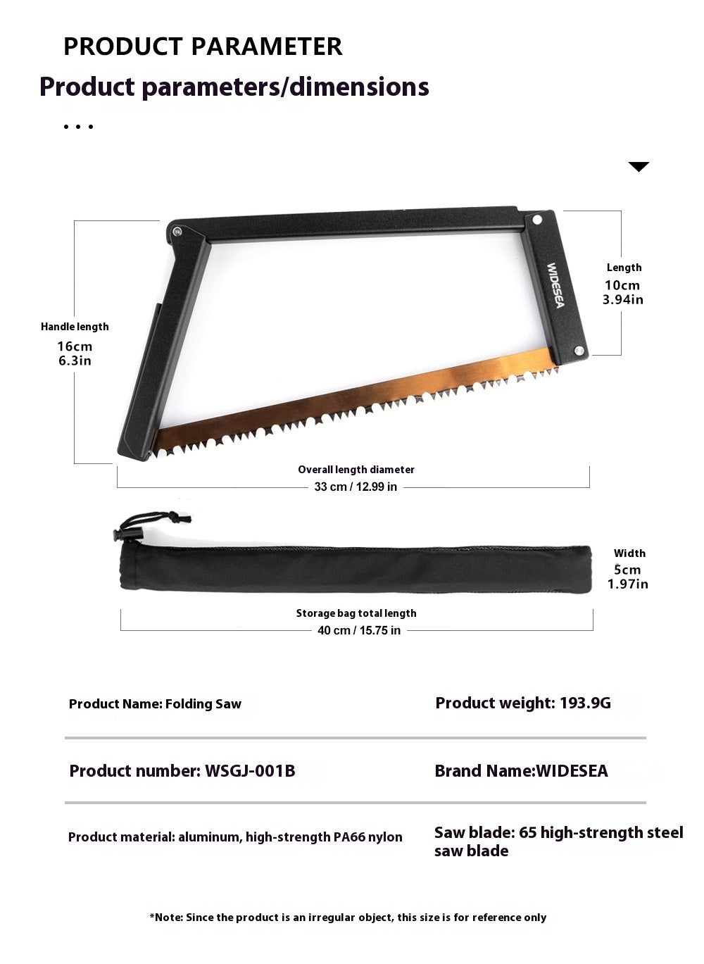 Outdoor Foldable Saw